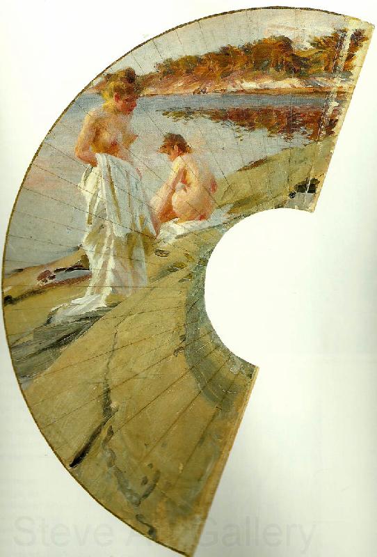 Anders Zorn les baigneuses Spain oil painting art